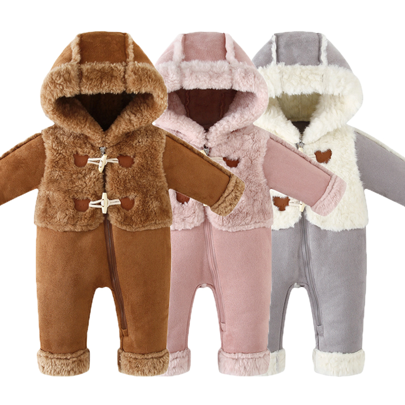 Winter Clothing Baby Boy - Newborn Baby Jumpsuit Autumn Winter Baby