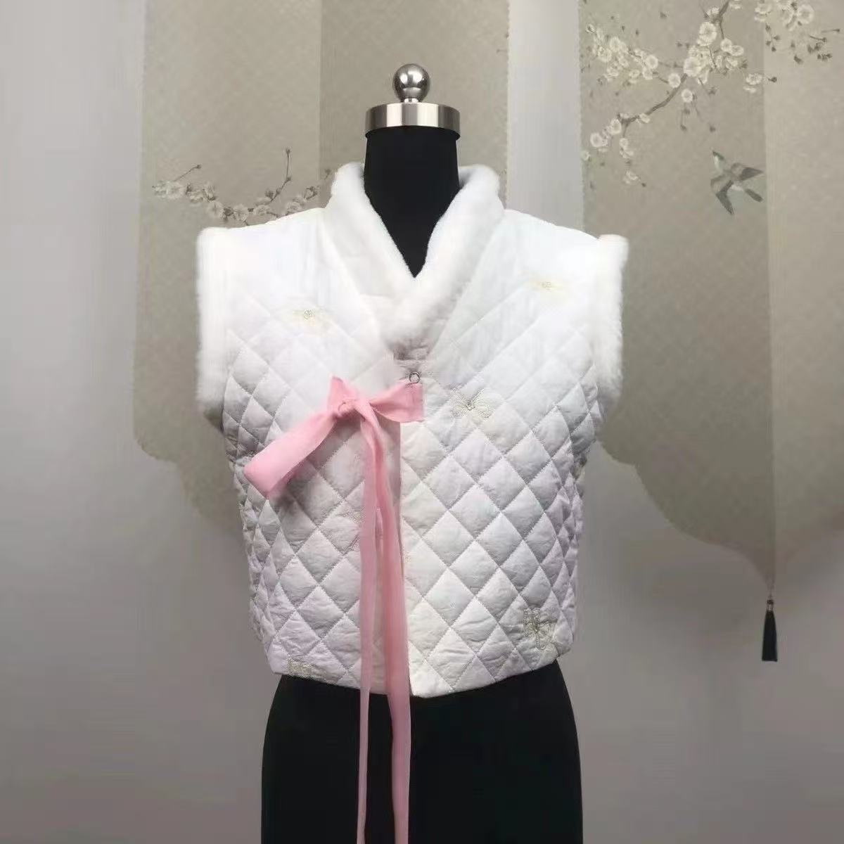 Winter Clothing Looks - Winter Hanbok Vest Women's Traditional Korean