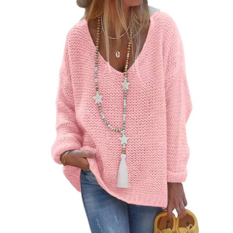 Winter Clothing Amazon - 2026 New Women's Knitted V-Neck Long