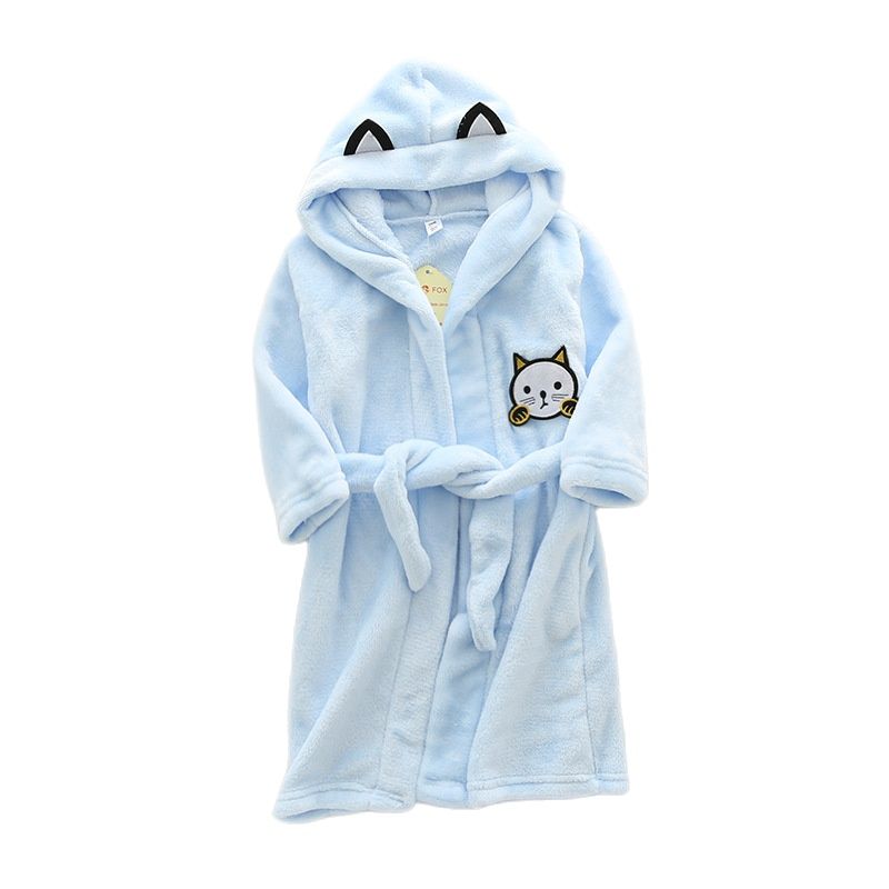 Kids Cartoon Cat Robes New Win - Winter Clothing Baby Boy review and price