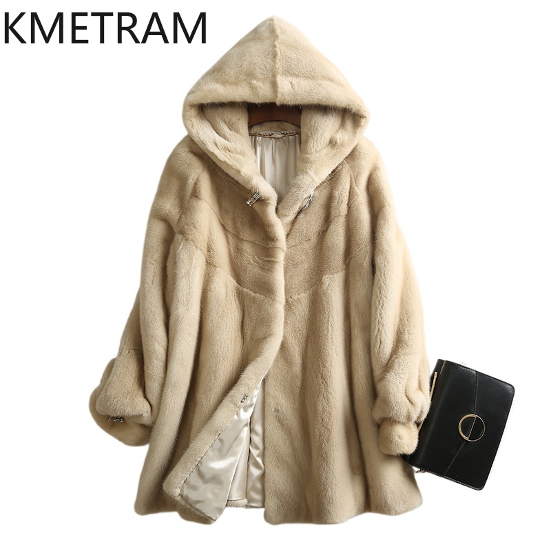 KMETRAM 100% Whole Mink Fur Ja - Quality Winter Clothing Jacket review and price