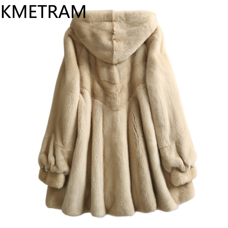 KMETRAM 100% Whole Mink Fur Ja - Quality Winter Clothing Jacket review and price