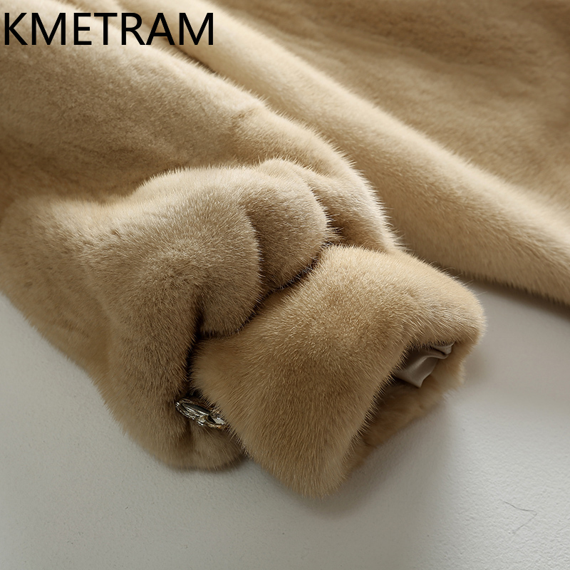 KMETRAM 100% Whole Mink Fur Ja - Quality Winter Clothing Jacket review and price