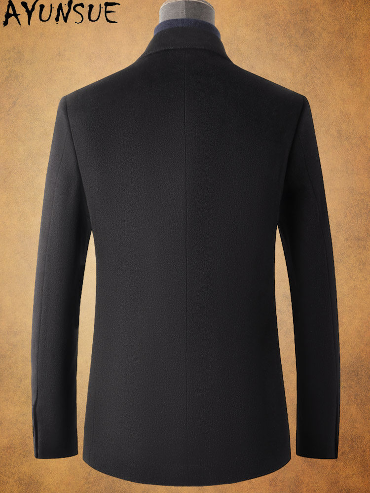 AYUNSUE 80% Wool Coats Men Clo - Quality Winter Clothing Jacket review and price