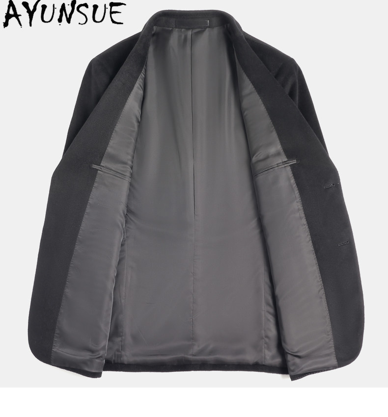 AYUNSUE 80% Wool Coats Men Clo - Quality Winter Clothing Jacket review and price