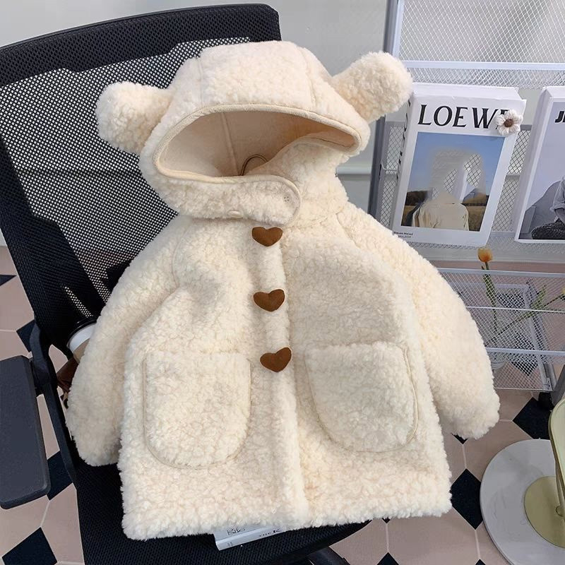 Thickened Fleece Girls Coats C - Winter Clothing Activities For Toddlers review and price