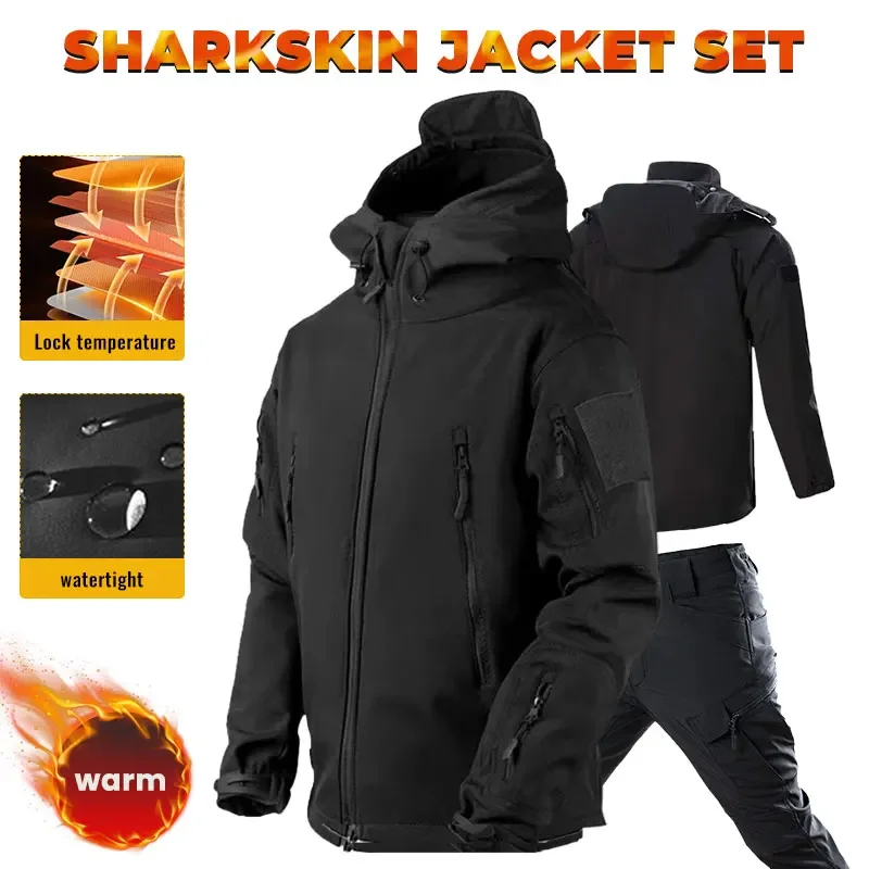 Men Thicken Soft Shell Winter  - Winter Clothing Hiking review and price