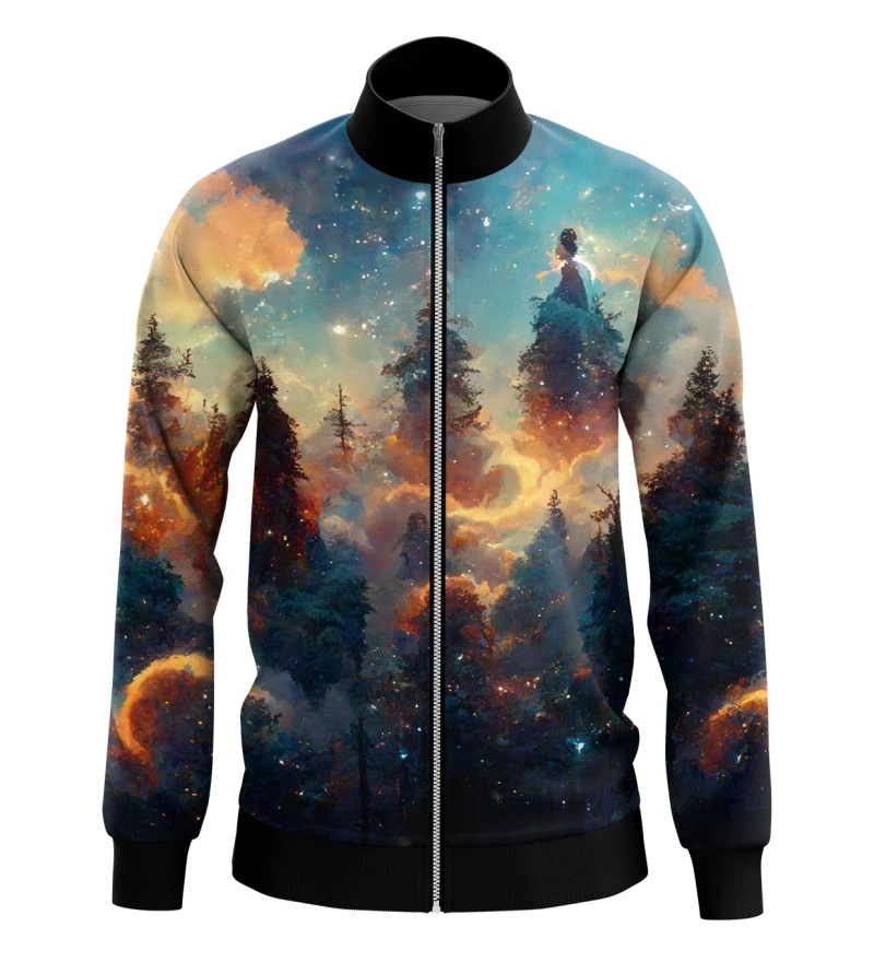 3D Printed Starry Sky Zip Man  - Quality Winter Clothing Jacket review and price