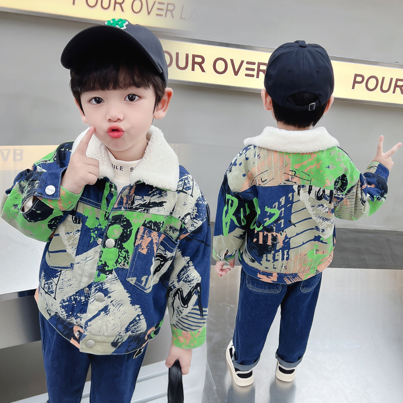Kids Baby Warm Denim Jacket Pa - Winter Clothing Activities For Toddlers review and price