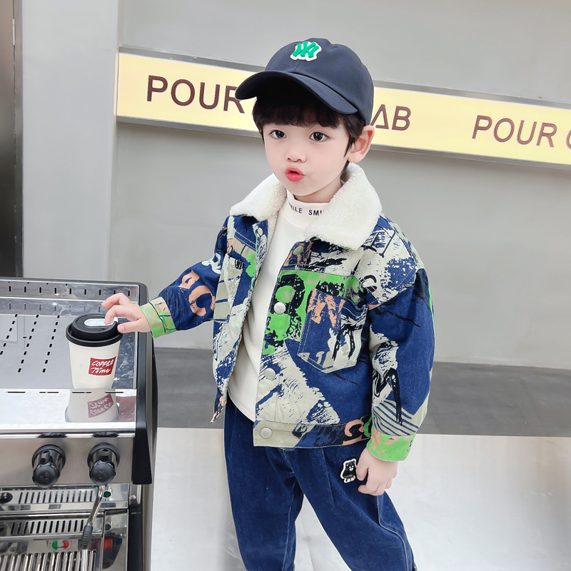 Kids Baby Warm Denim Jacket Pa - Winter Clothing Activities For Toddlers review and price