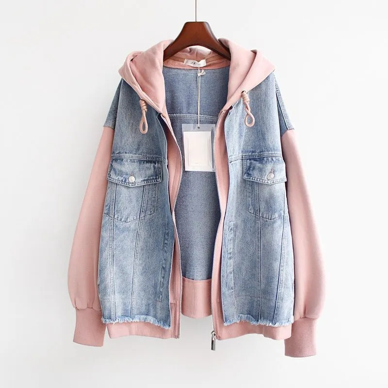 Fake Two Denim Jackets For Wom - Winter Clothing Pinterest review and price