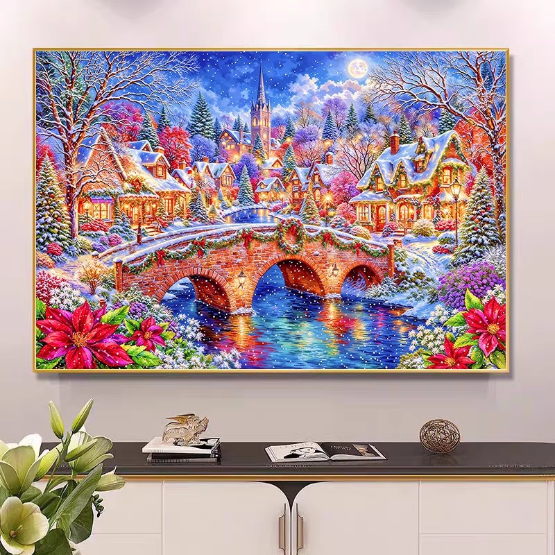 9ct 100x75cm Winter Church Emb - Winter Clothing Pinterest review and price