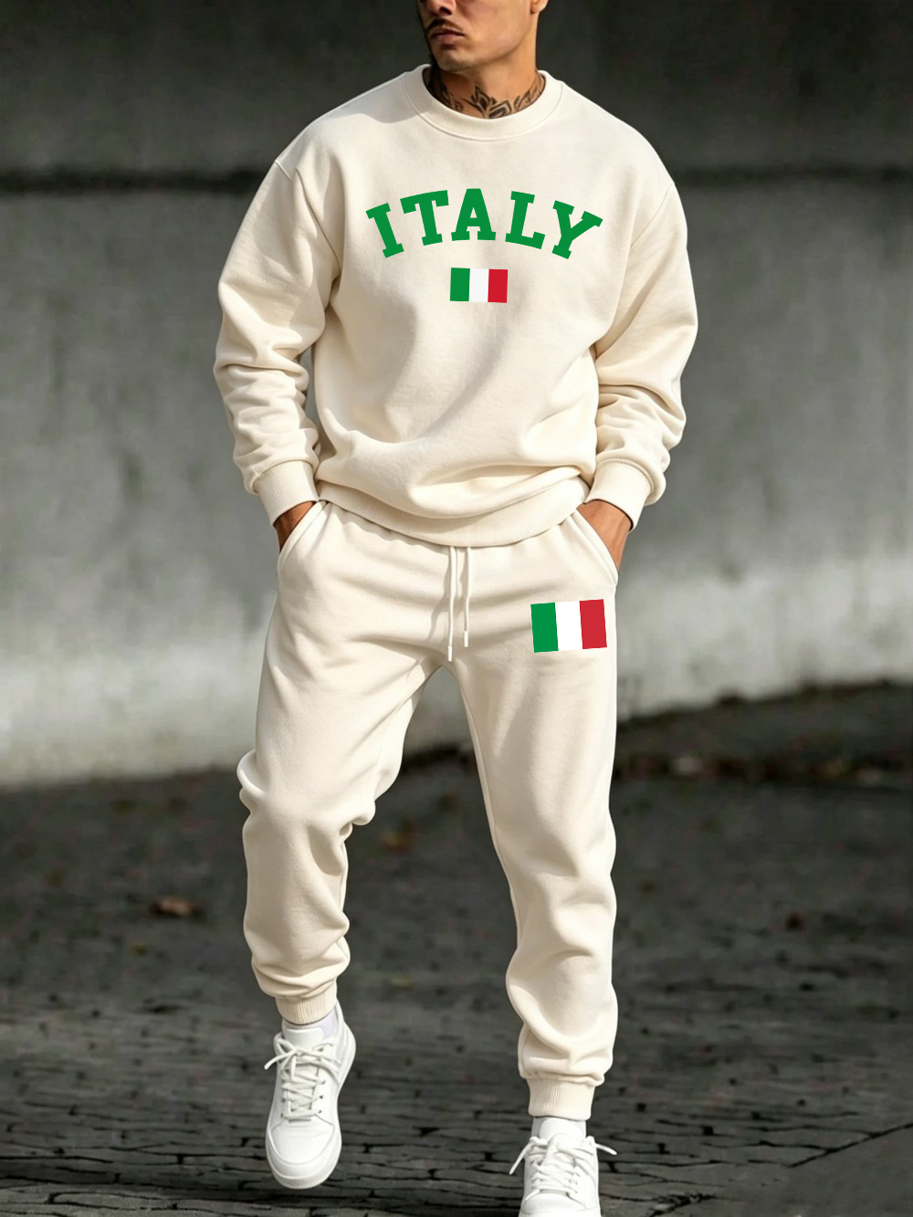 2 Pcs Pullover Set Mens Italy  - Winter Clothes review and price