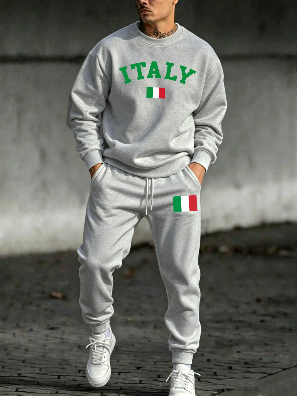 2 Pcs Pullover Set Mens Italy  - Winter Clothes review and price